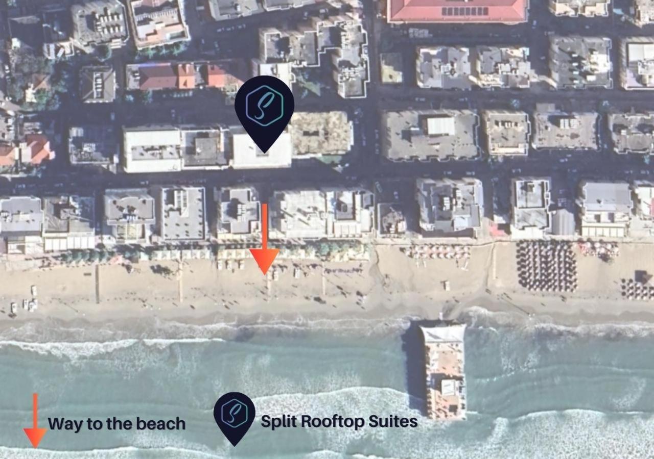 Split Rooftop Suites Durrës 外观 照片